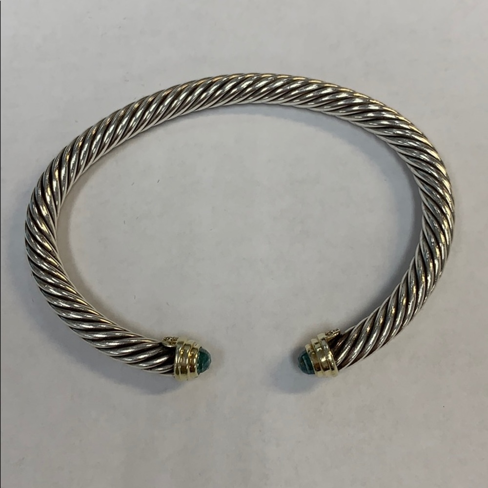 5mm Authentic David Yurman Topaz Cable Bracelet
